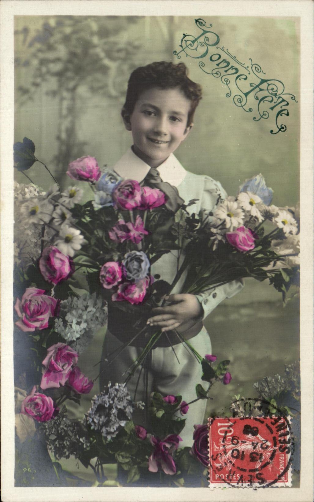 CPA Fantaisie Enfant Garcon 