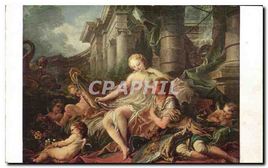 CPA Fantaisie Francois Boucher Renaud et Armide 