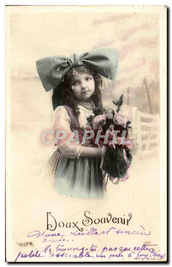 CPA Fantaisie Enfant Alsace