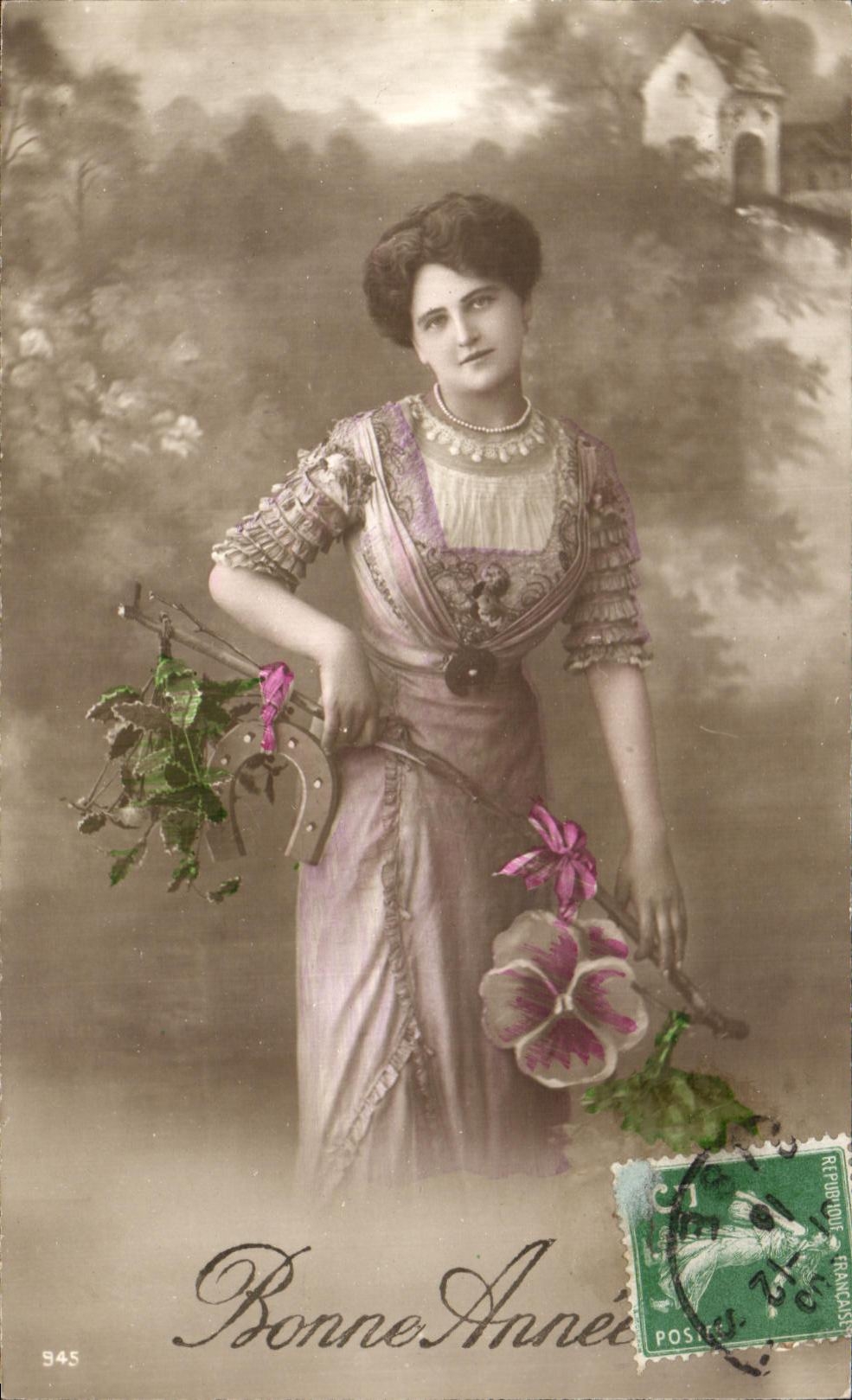 CPA Fantaisie Femme 