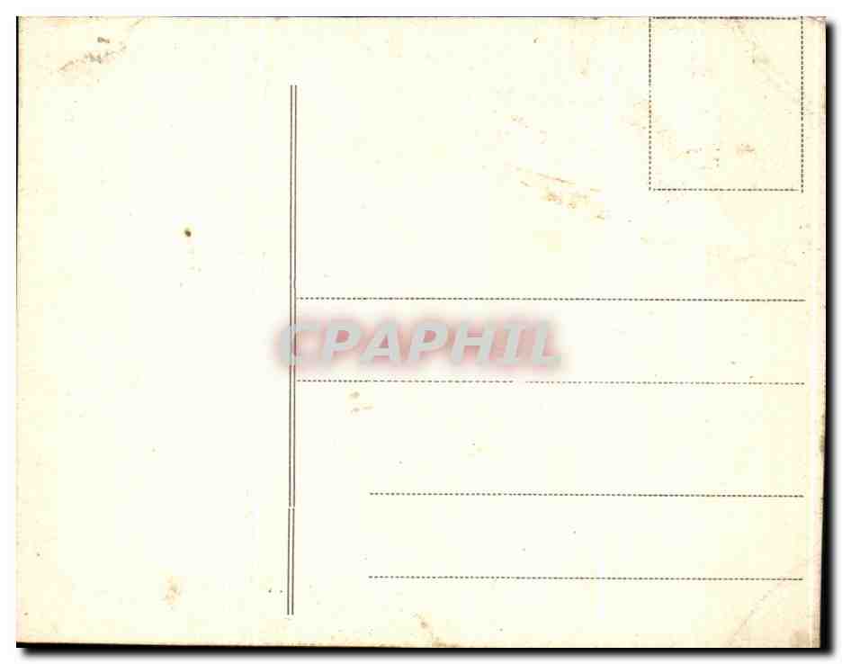 CPA Fantaisie Femme — Verso