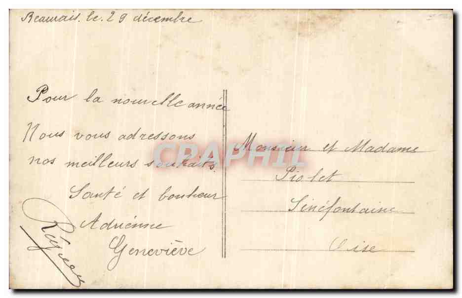Jeune femme en robe ornée — tenant un bouquet — NERO, n°147 — Verso