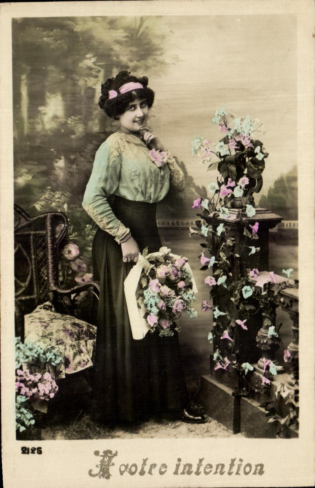CPA Fantaisie Femme 