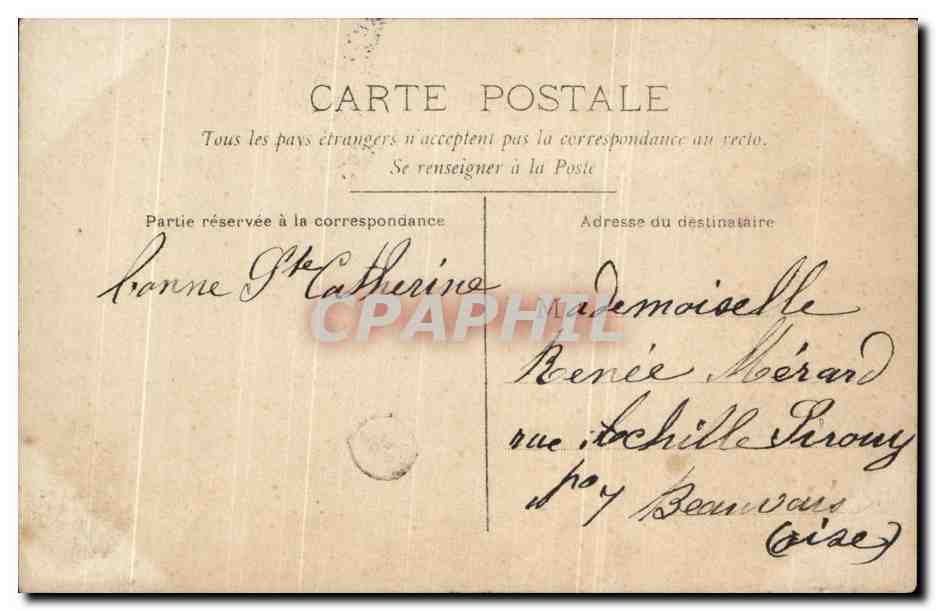 CPA Fantaisie Enfant  — Rückseite