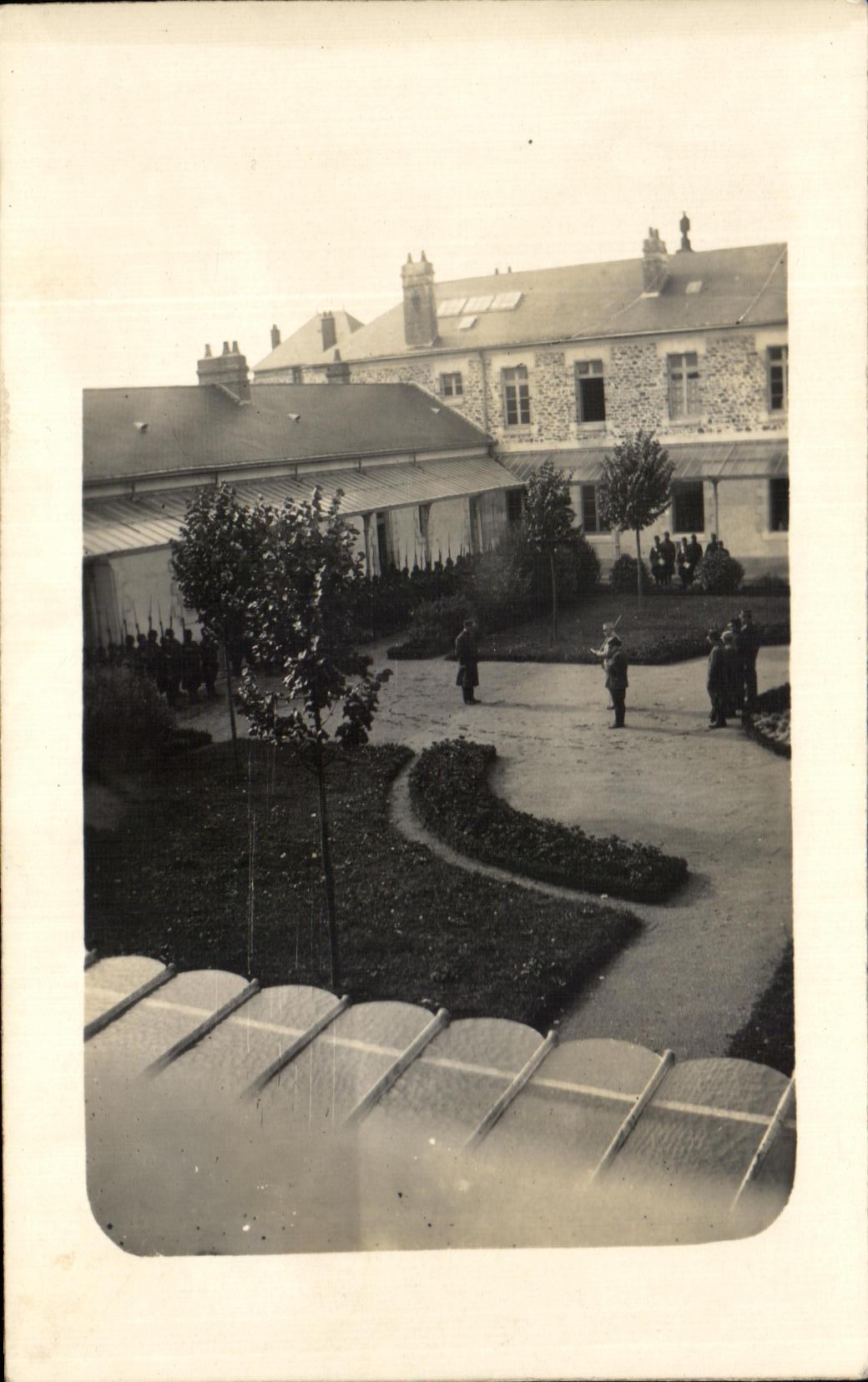 CARTE PHOTO Caserne militaire Militaria 