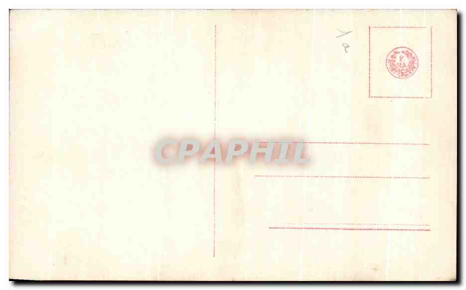 CPA Fantaisie Femme  — Rückseite