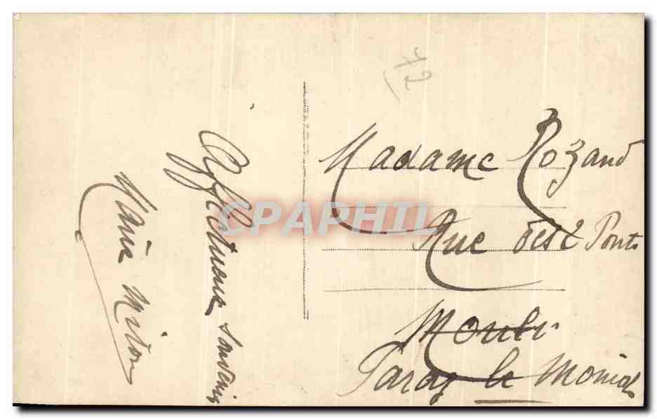 CPA Fantaisie Femme Oeufs Paques  — Back