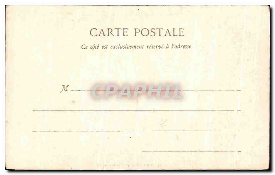Pierrot père de famille — scène de théâtre — Édition Phototype A. Bocquet & Frères, Nancy — Verso