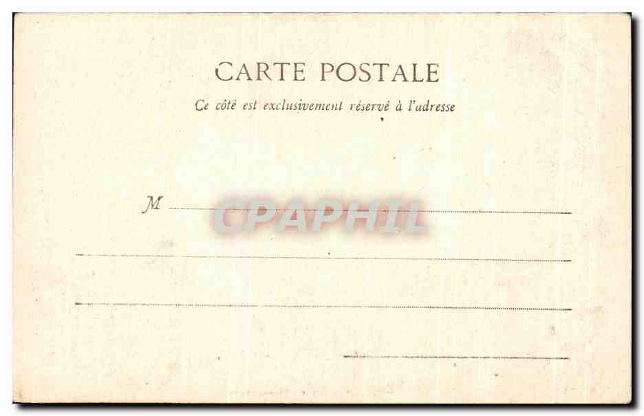 Pierrot père de famille — scène de théâtre — Édition Phototypie A. Bergaret et Cie, Nancy — Verso