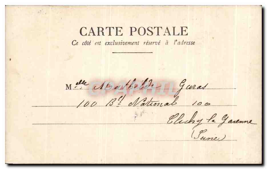 Femme en jardin avec bouquet — Le secret de la marguerite — Souvenir Nancy — Rückseite
