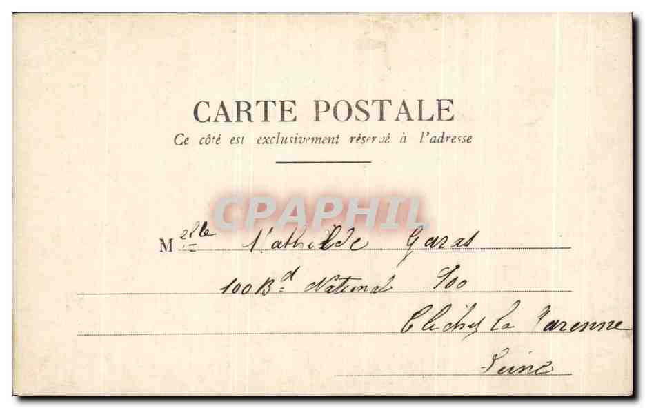 Femme en robe blanche tenant un bouquet — 'Mon bouquet vous portera bonheur.' — éditeur non visible — Verso