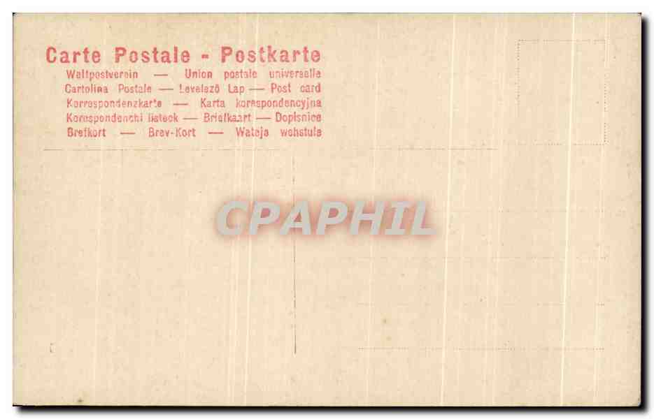 CPA Fantaisie Femme  — Verso