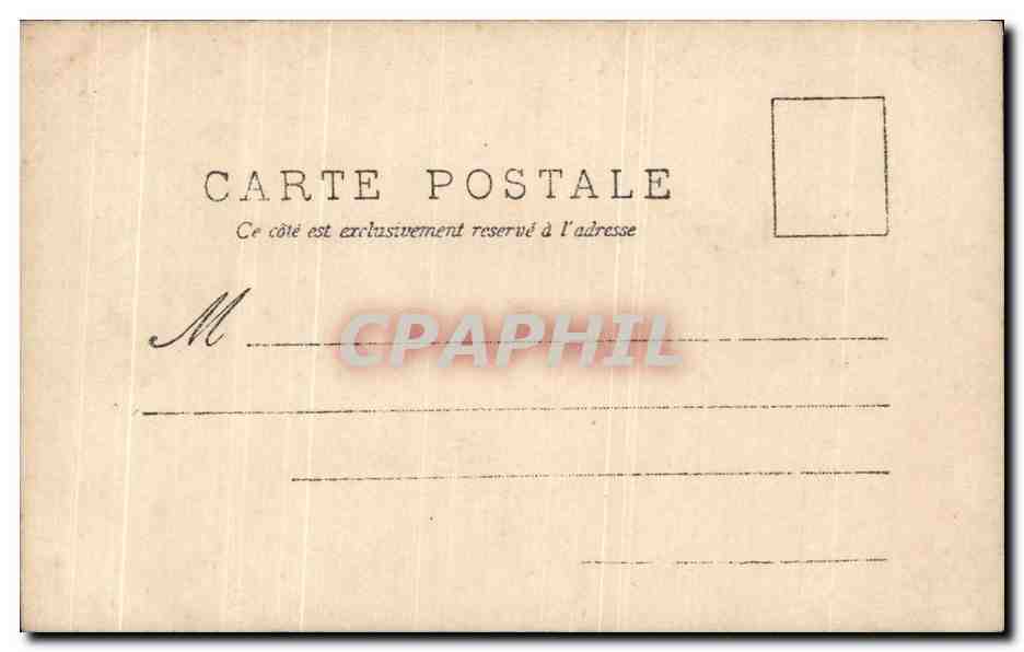 CPA Fantaisie Femme  — Rückseite