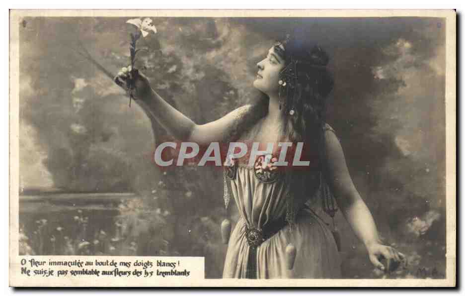CPA Fantaisie Femme 