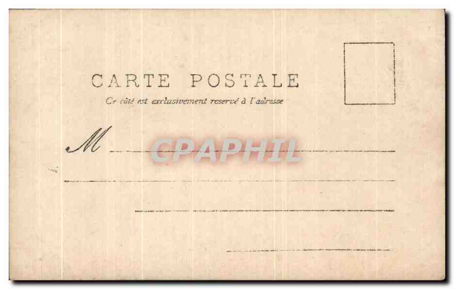 CPA Fantaisie Femme  — Verso