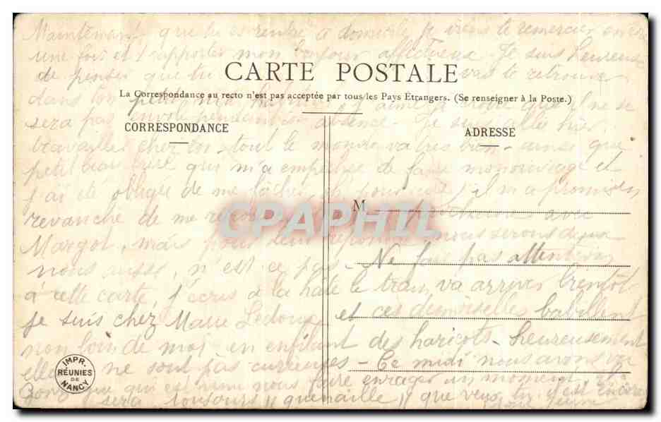CPA Fantaisie Piano Femme La lecon de musique  — Rückseite