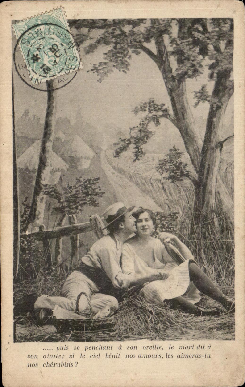 CPA Fantaisie Femme 