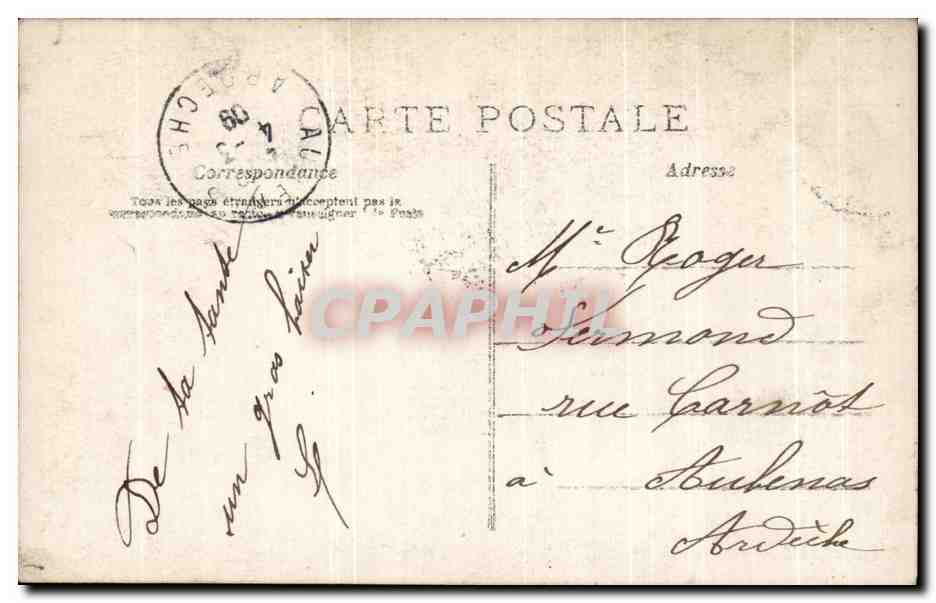 CPA Fantaisie Enfant  — Verso