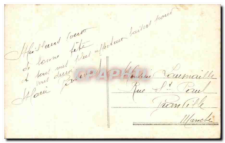 Jeune femme — portrait — Gloria, n° 1186 — Verso