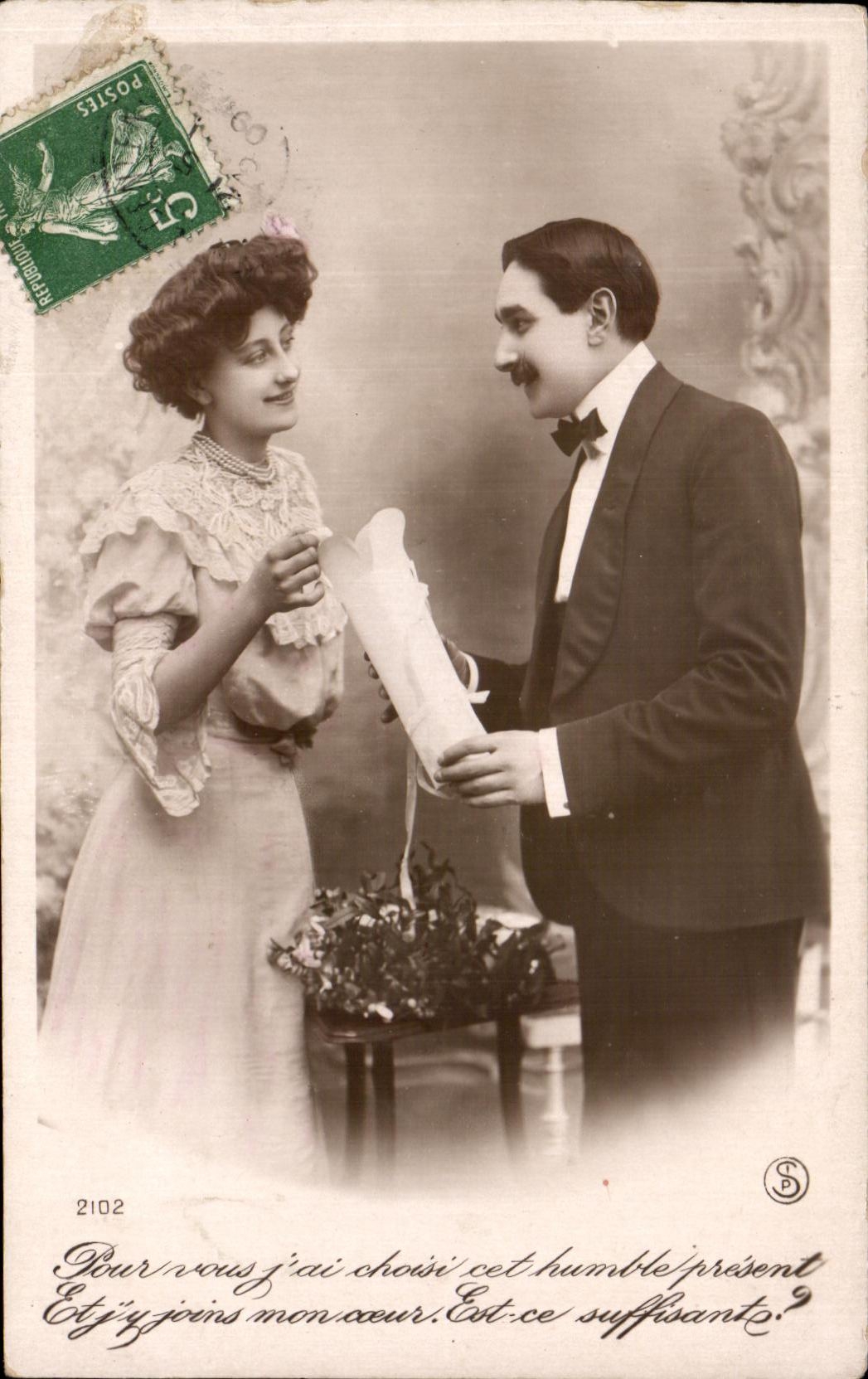 CPA Fantaisie Femme 