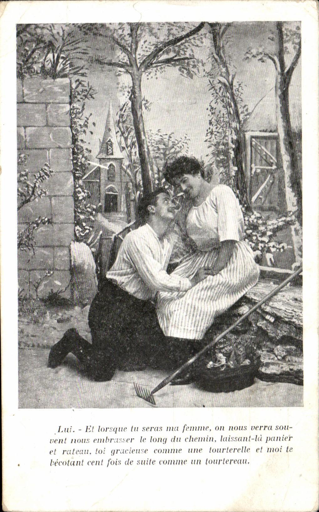 CPA Fantaisie Femme 