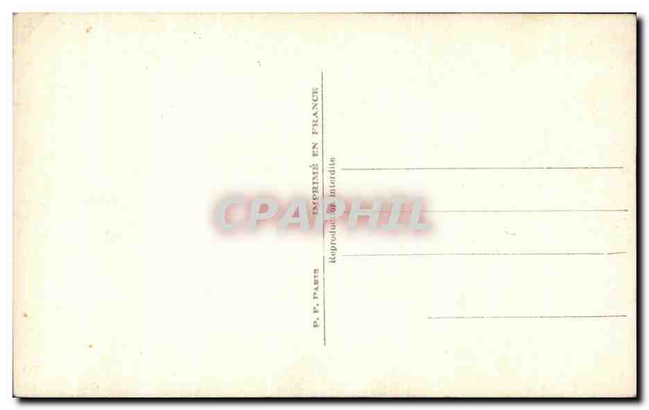 CPA Fantaisie Femme  — Verso