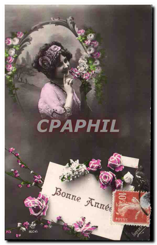 CPA Fantaisie Femme 