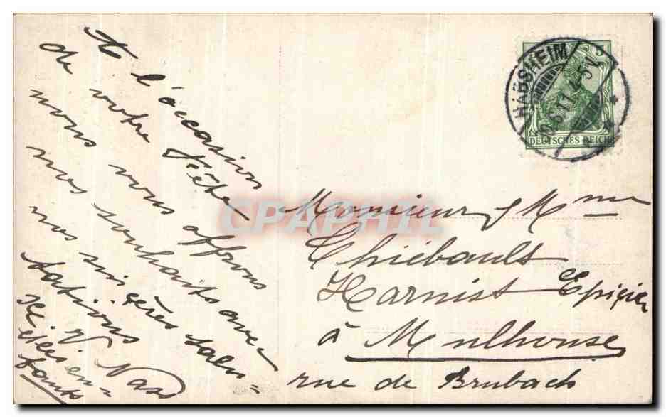 CPA Fantaisie Enfant — Rückseite