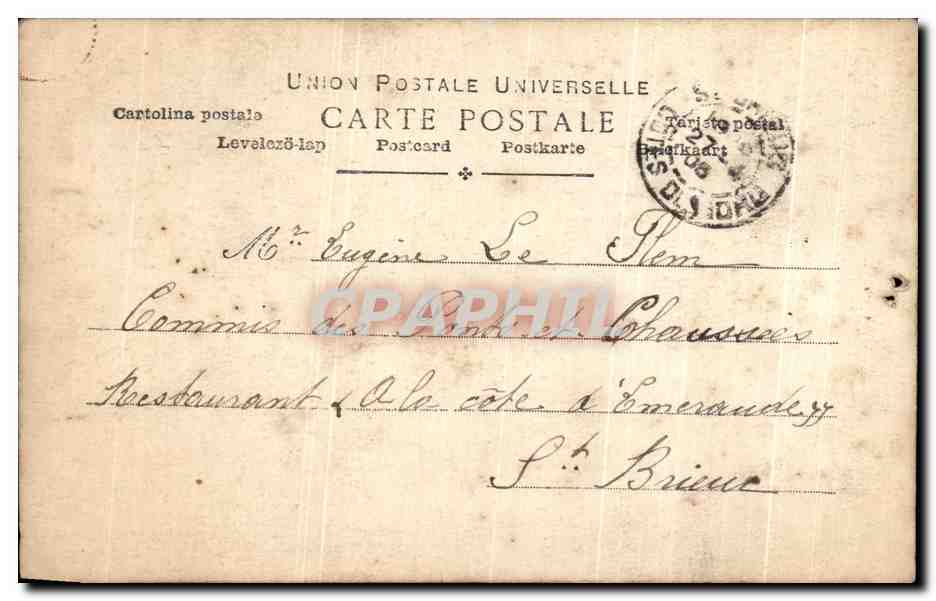 CPA Fantaisie Enfants Fees de la foret — Rückseite