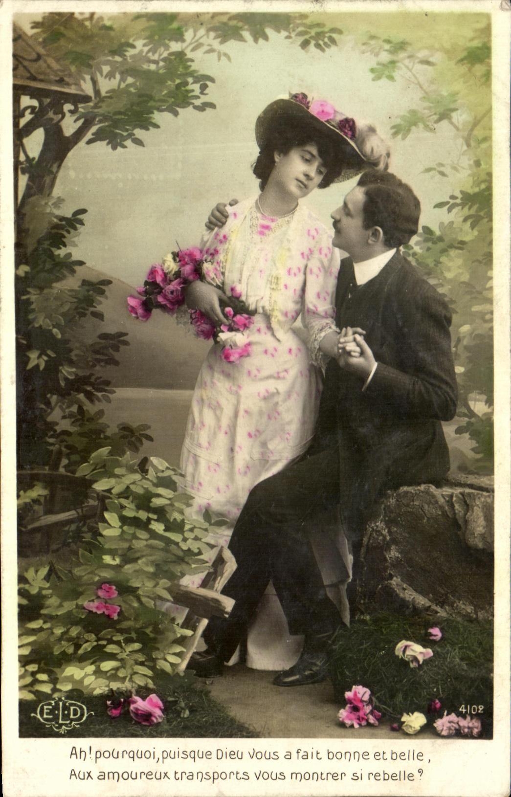 CPA Fantaisie Femme 