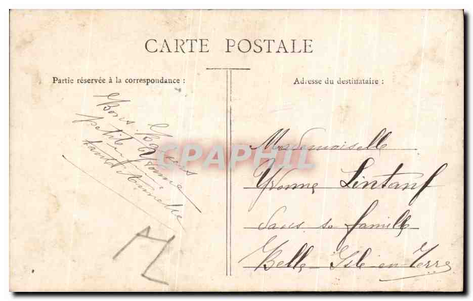 CPA Fantaisie Enfant  — Rückseite