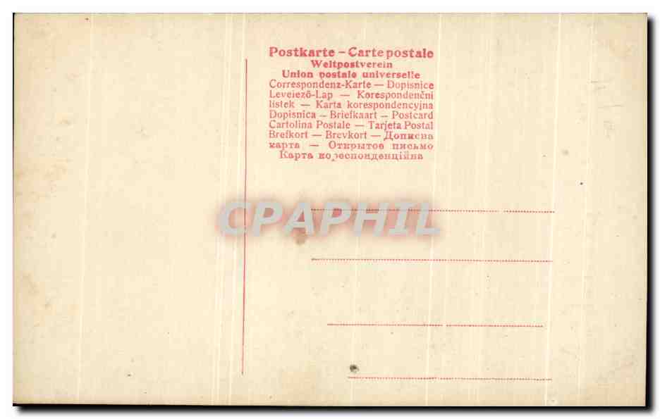 CPA Fantaisie Enfant — Rückseite