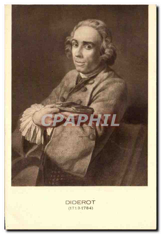 CPA Diderot Philosophe 1713 1784