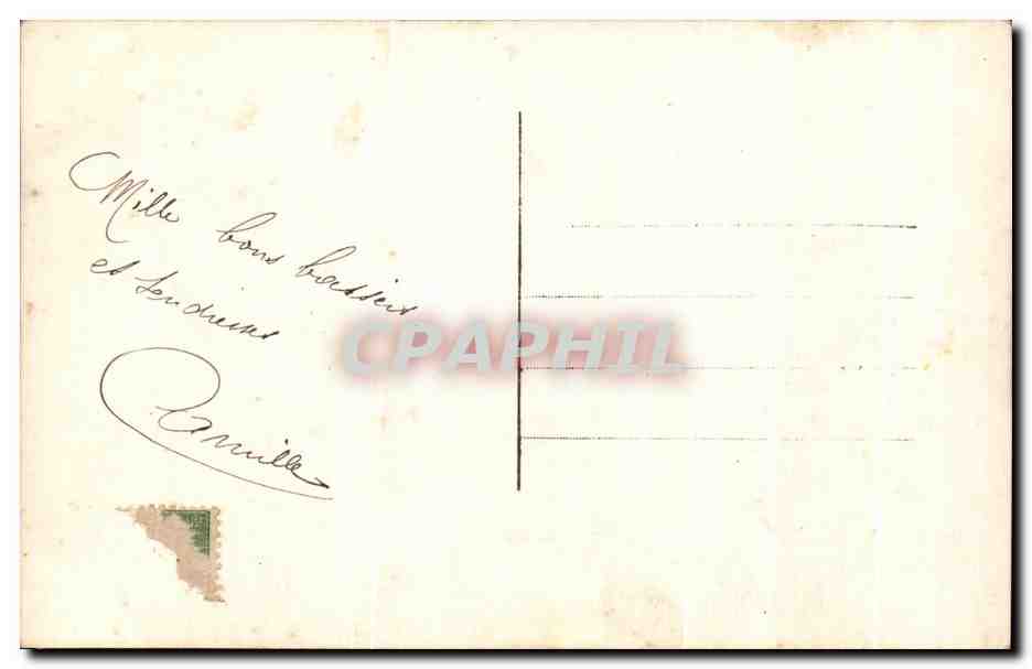 CPA Fantaisie Femme  — Rückseite