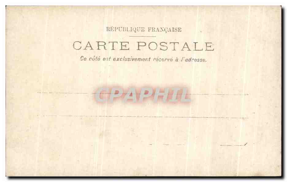 CPA Fantaisie — Verso