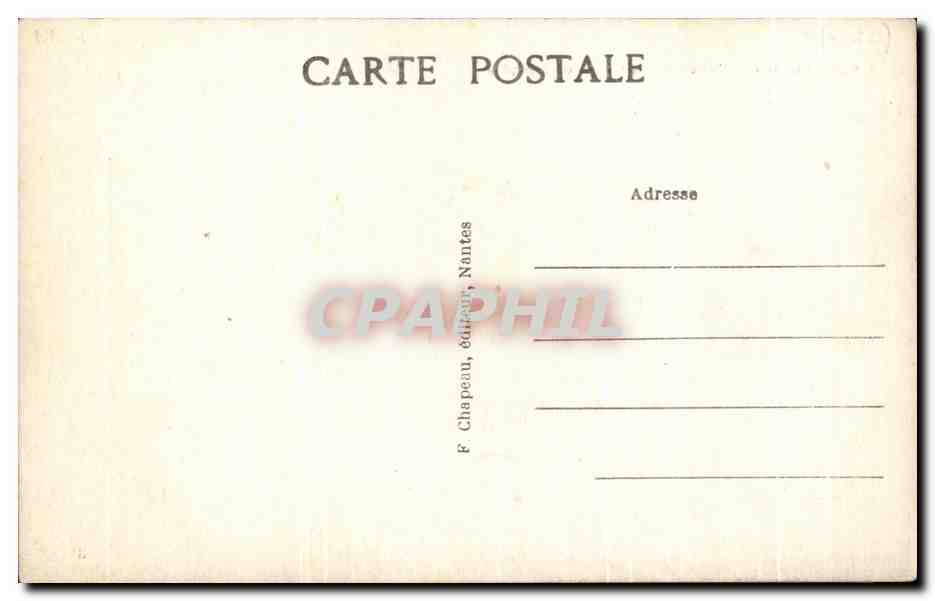 Au bord de l'océan — Un jour de tempête — F. Chapeau, éditeur, Nantes — Verso