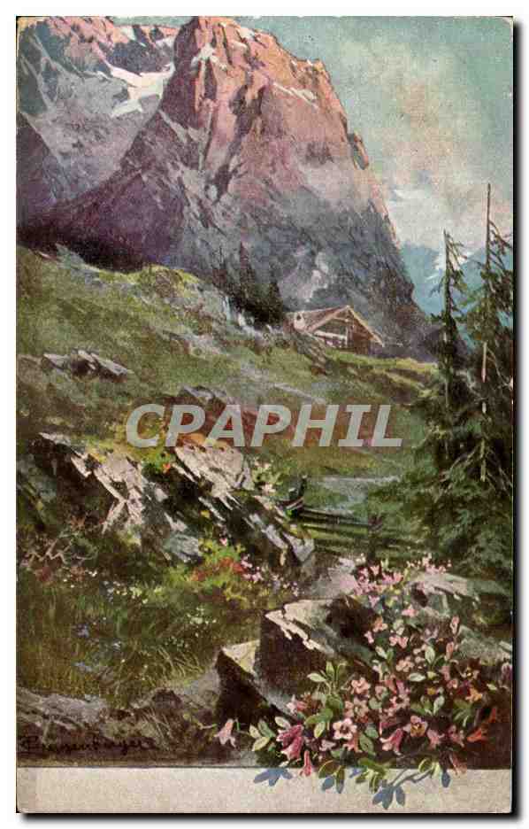 CPA Fantaisie Montagne 