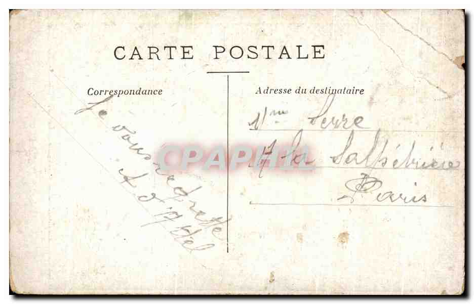CPA Fantaisie Le petit poucet L'arrivee des enfants perdus au palais de l'ogre  — Rückseite