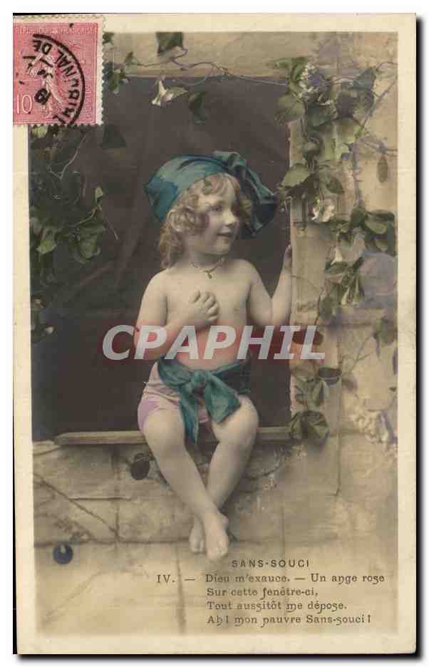 CPA Fantaisie Enfant Sans souci