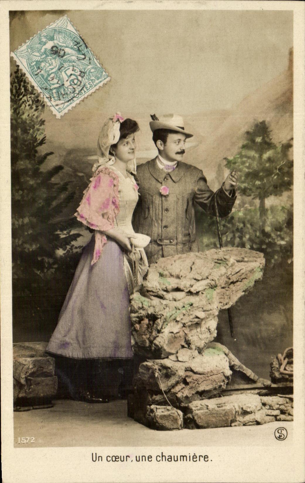 CPA Fantaisie Femme 