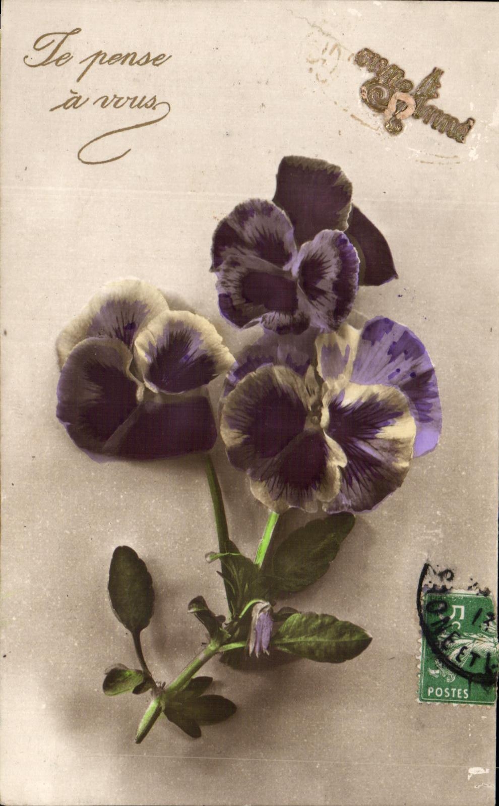 CPA Fantaisie Fleurs