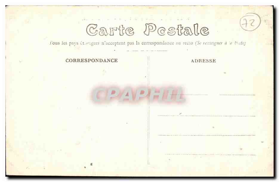 CPA Le Mans Abbaye de l'Epau Vue d'ensemble  — Rückseite