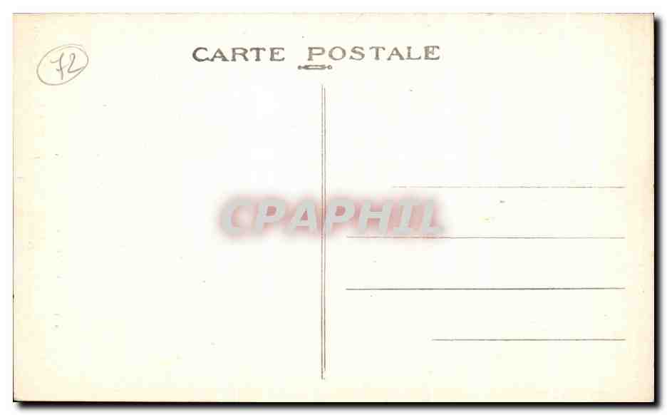 CPA Abbaye de Saint Pierre de Solesmes Les Saints de Solesmes Notre DFame la Belle La Pamoision — Verso