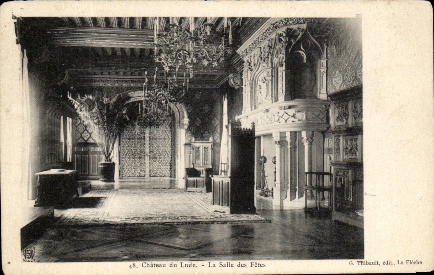 CPA Chateau du Lude La Salle des Fetes