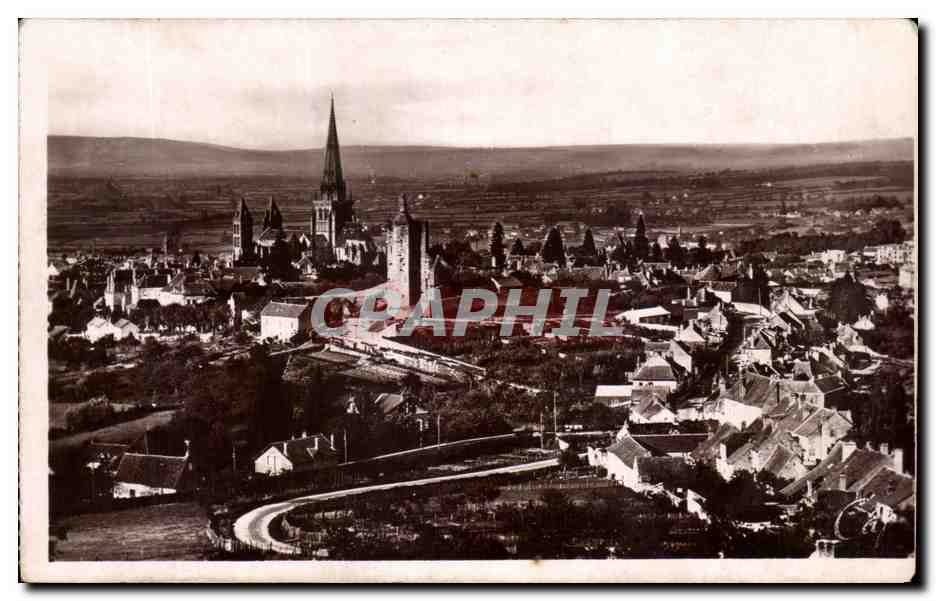 Autun — Vue générale et Tour des Ursulines — REAL-PHOTO - PARIS