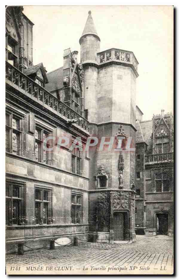 CPA Musee De Cluny La Tourelle Principale Paris 
