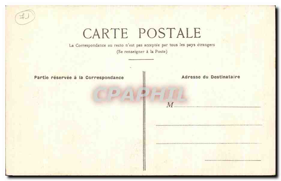 CPA Musee De Cluny d'Honneur Tourelle Du Batiment Principal Paris — Rückseite