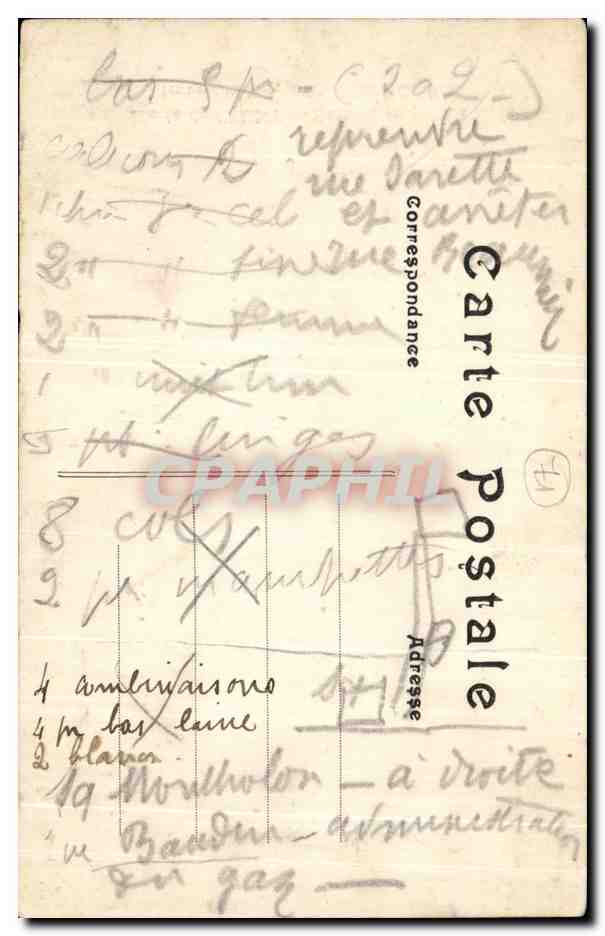 CPA Musee De Cluny Surtout En Point Coupe Travail Italien Paris  — Rückseite