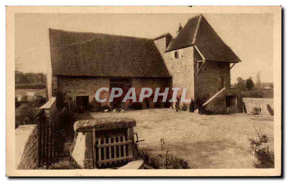 CPA Haute Cour Maison Ou Naquit Saint Marguerite Marie Alacoque Le