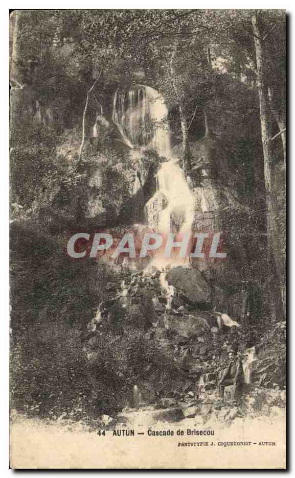 Autun — Cascade de BriseCou — Phototype J. Coqueugnot - Autun